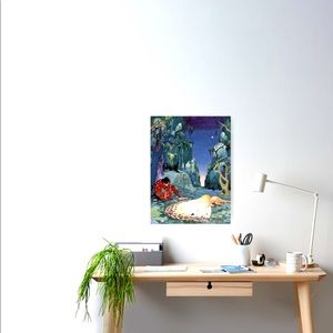 Anthropologie canvas print art wall decor hanging